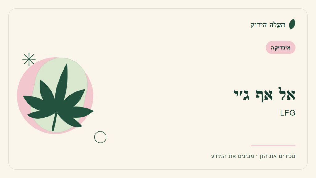 איור לכתבה: אל אף ג׳י: מדריך ראשון לשם, לרקע ולתיאור הזן