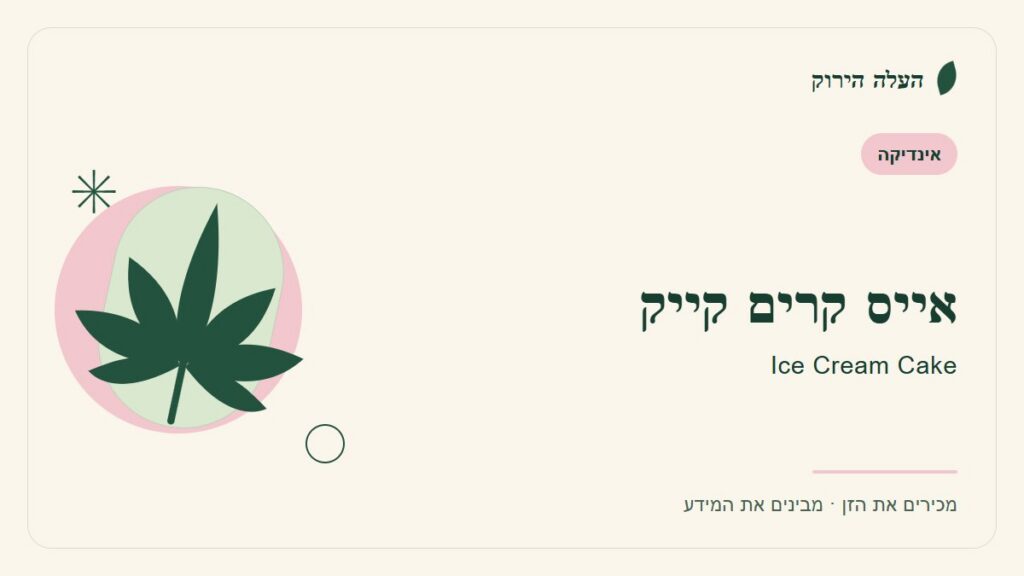 איור לכתבה: אייס קרים קייק: מדריך ראשון לשם, לרקע ולתיאור הזן